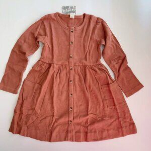 NWT Kate Quinn Organics Girl Thermal Dress 6 years